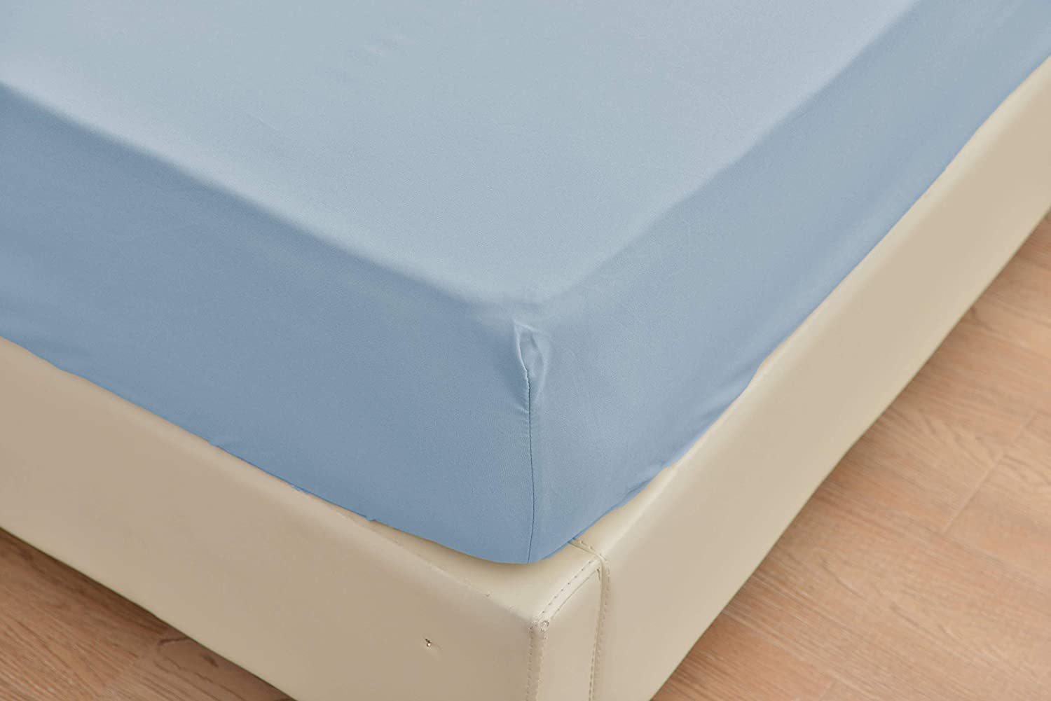 Premium 100% Cotton Xtream Fabric Attached Waterbed Sheet Set - King/California King Size, 12