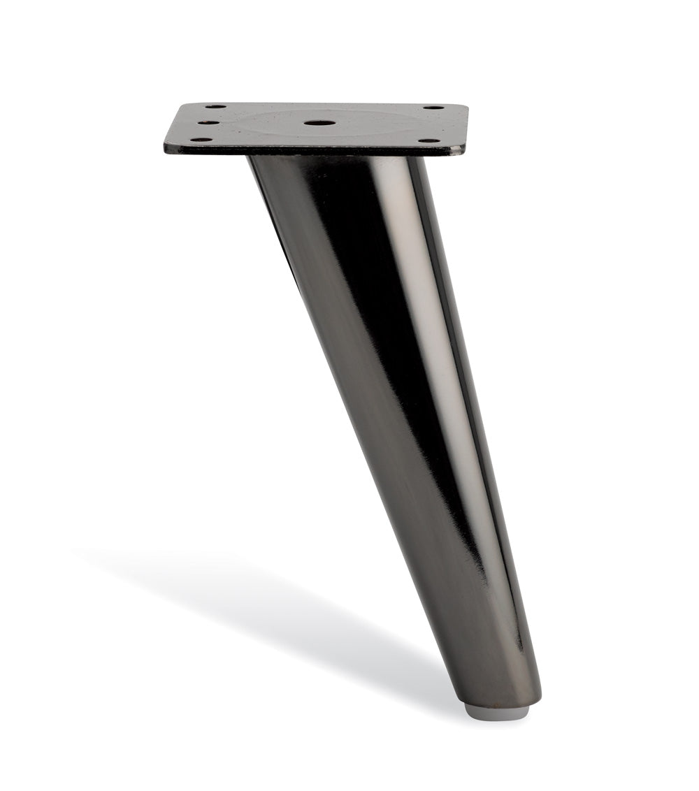 18cm Tall Hipster Furniture Legs in Gun Metal Nickel - Perfect for DIY Tables, Chairs, and Home Decor Projects
