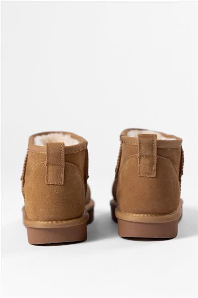 Georgia Chestnut Mini Boots for Women - Waterproof & Comfortable Ankle Boots for Fall & Winter - Perfect for Casual Outfits, Work & Outdoor Activities