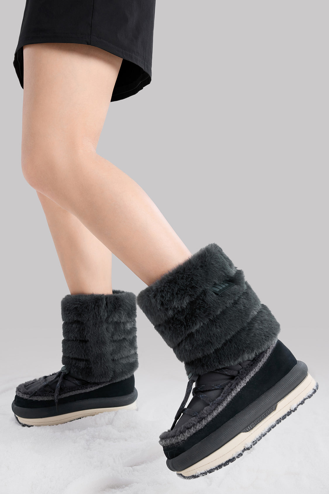 Cozy Women's Fleece Leg Warmers for Winter - Soft & Warm Knit Leggings for Yoga, Running, and Cold Weather Outfits