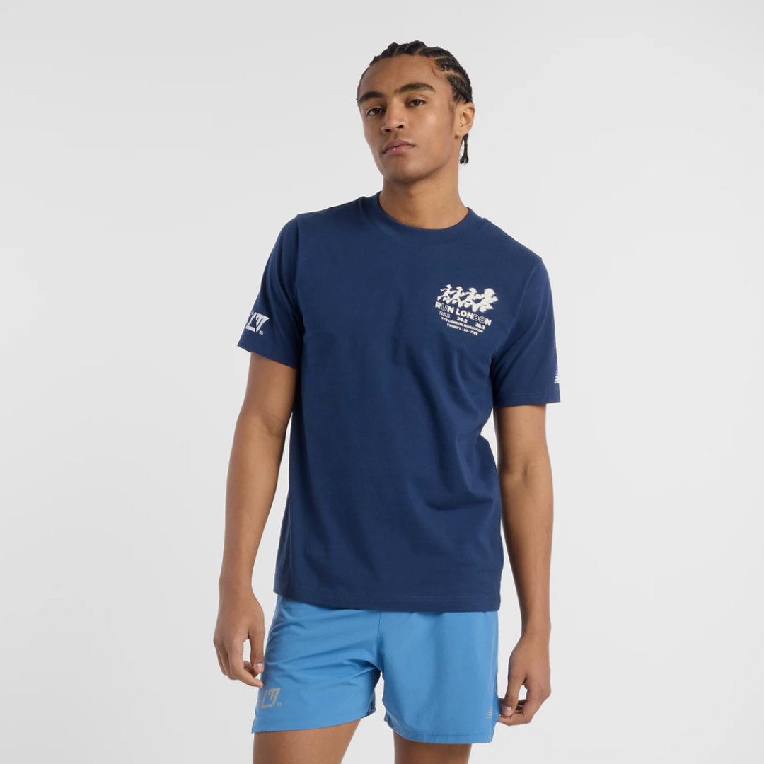 New Balance Men's London Special Edition LDN Graphic T-Shirt - Stylish Casual Cotton Tee for Streetwear & Everyday Wear