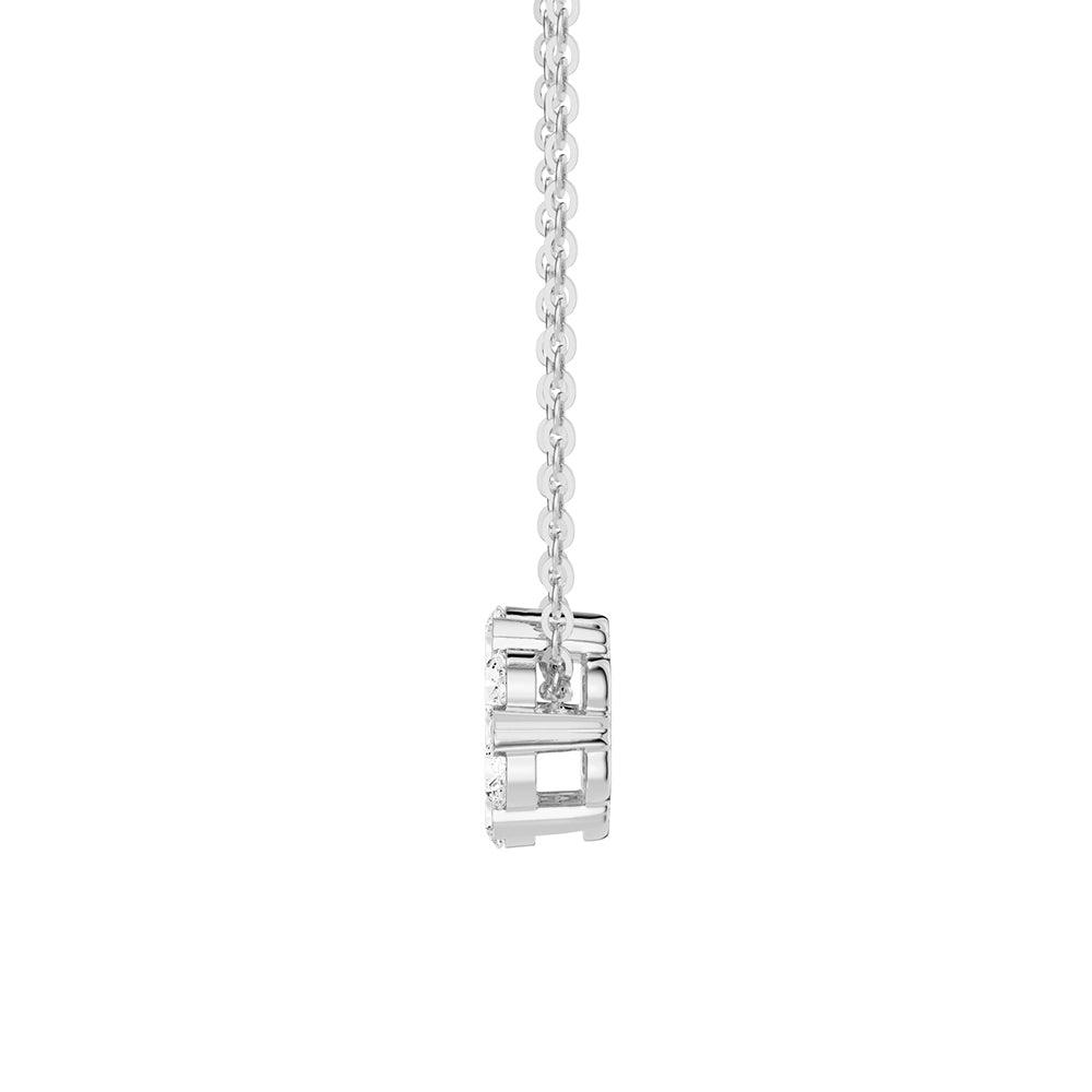 Classic Cluster Flower Moissanite Necklace for Women | Elegant Wedding, Anniversary & Party Jewelry Gift | Dainty Floral Pendant Necklace for Everyday Wear
