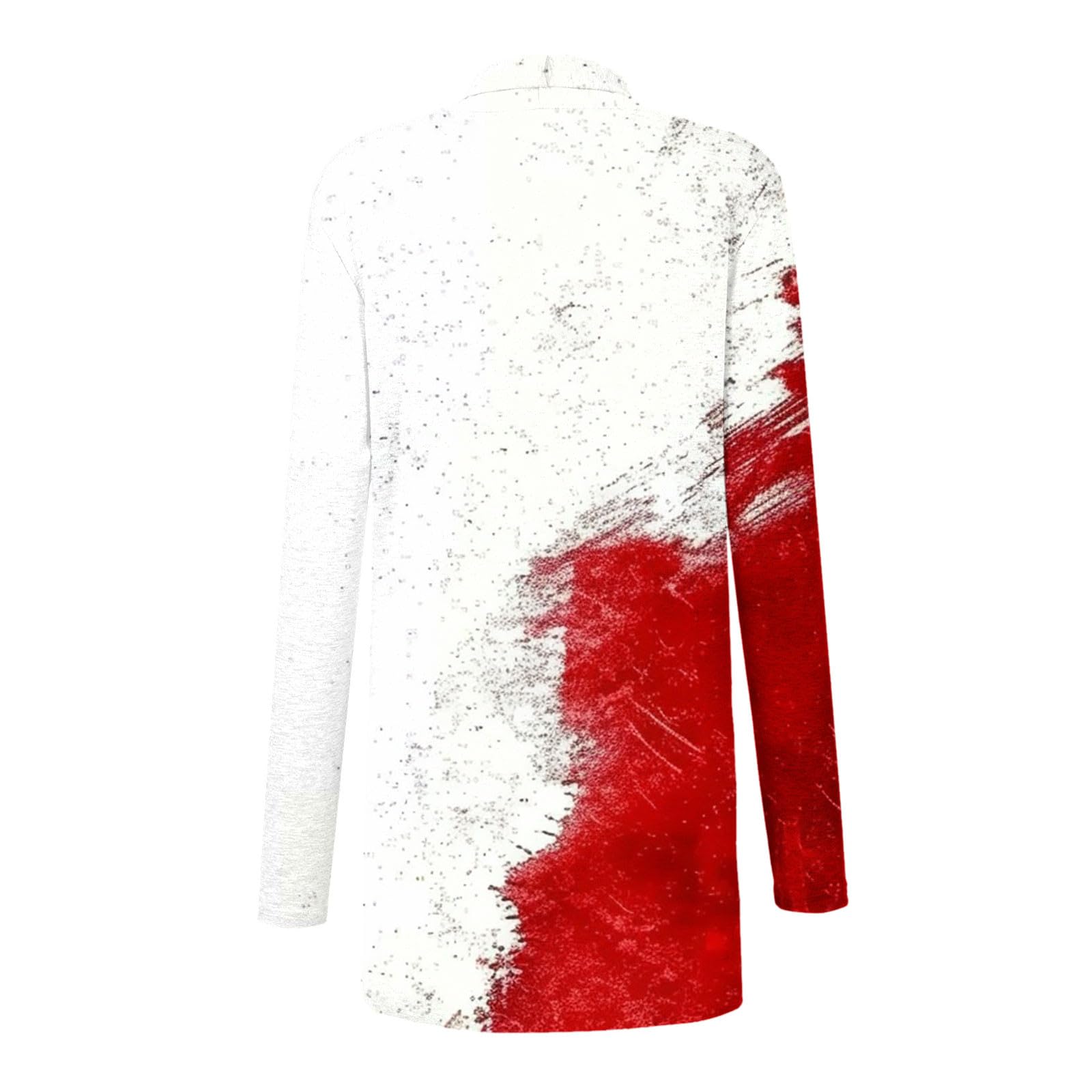 Women's Lightweight Halloween Cardigan Sweater - Long Sleeve Open Front Fall Cardigan for Women - Cozy Knit Top for Autumn & Halloween Parties 2024
