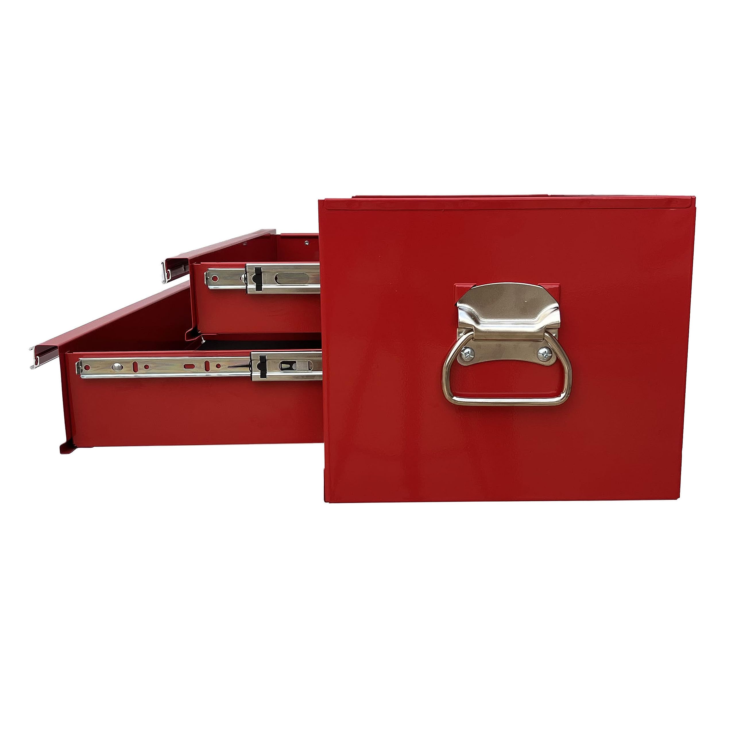 Industrial 2-Drawer Portable Metal Tool Chest, 26