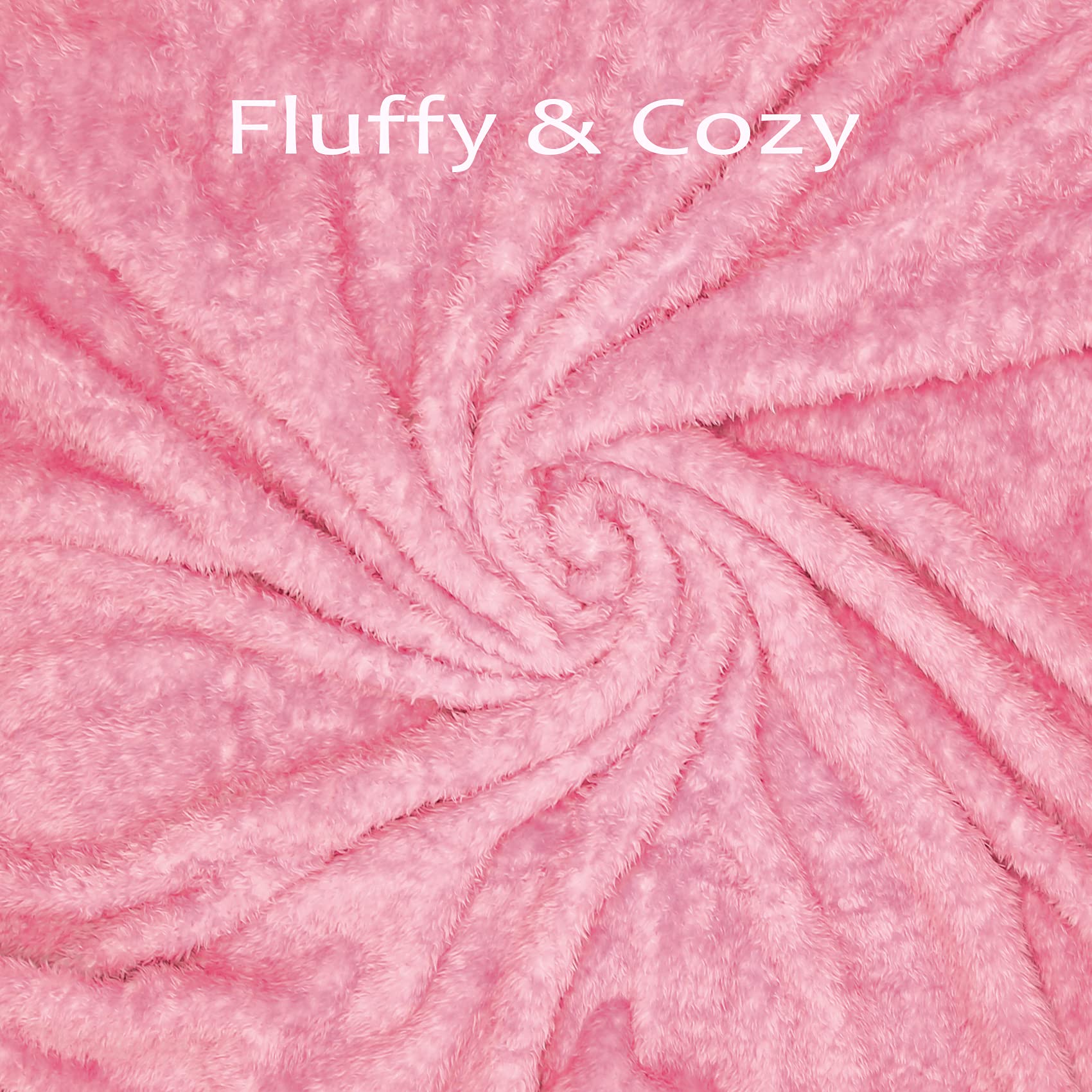 Fluffy Fleece Dog Blanket - Warm Pet Throw for Dogs & Cats - Bed, Couch & Travel Use