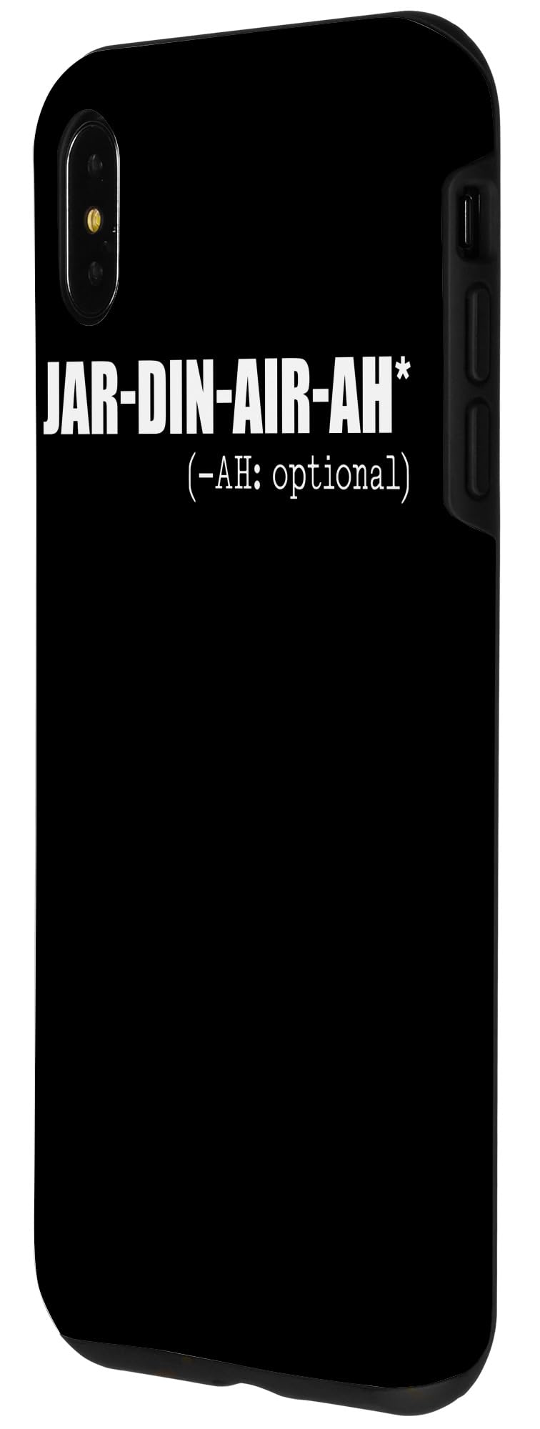 Funny Cool Giardiniera iPhone XS Max Case - Creative Jar Din Air Ah Design - Durable Protective Phone Cover for iPhone XS Max - Perfect Gift for Food Lovers & Humor Fans