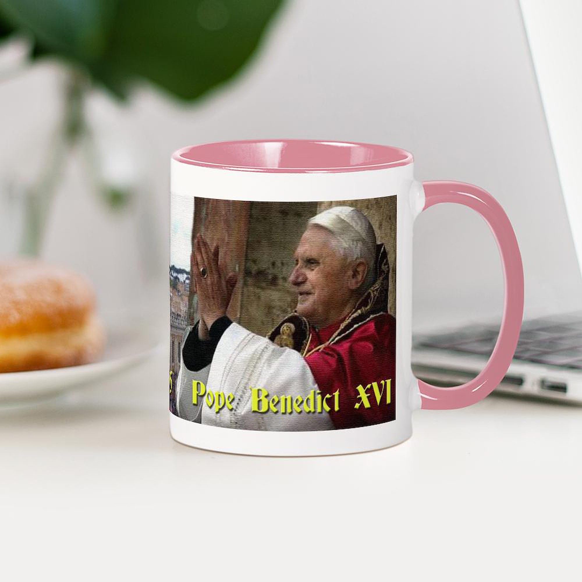Pope Benedict XVI 11 oz Ceramic Coffee Mug (325 ml) - Perfect for Catholic Gifts, Religious Collectors & Coffee Lovers - Ideal for Home, Office & Church Use