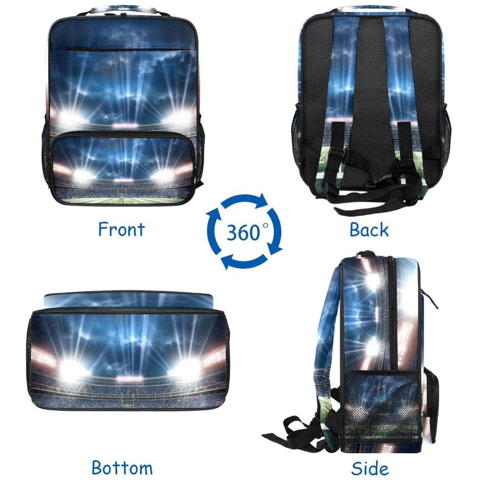 Men's & Women's Travel Backpack - Durable & Stylish for American Football & Soccer Games | Perfect for Stadium Outings, College Campuses & Outdoor Adventures