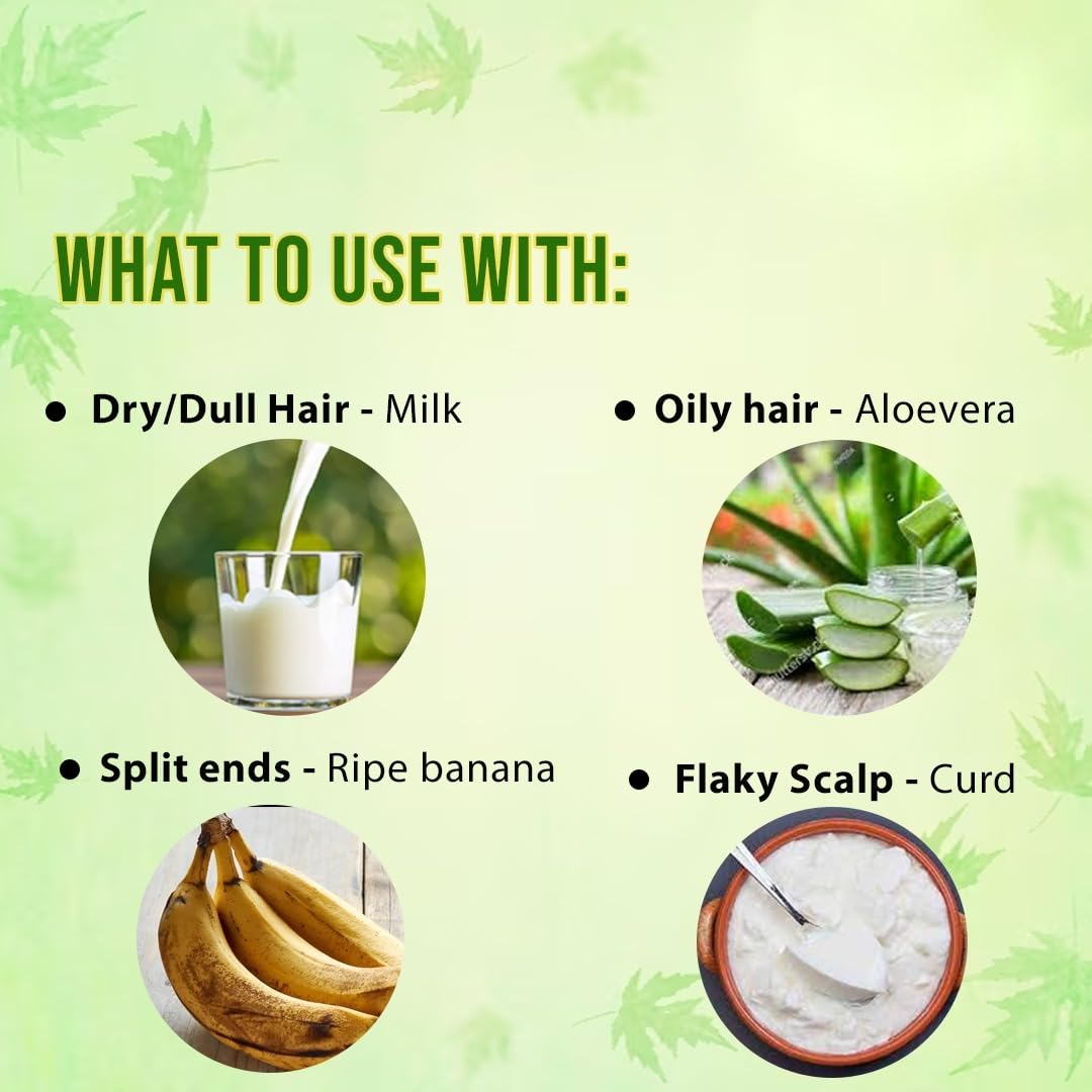 AMORYTATTVA BHRINGADI HAIR LEP - 16 Ayurvedic Herbs Blend for Scalp & Hair Health, Hair Growth Treatment - 120g | Herbal Hair Mask for Dandruff, Dryness & Split Ends | Perfect for Daily Hair Care & Spa Treatments