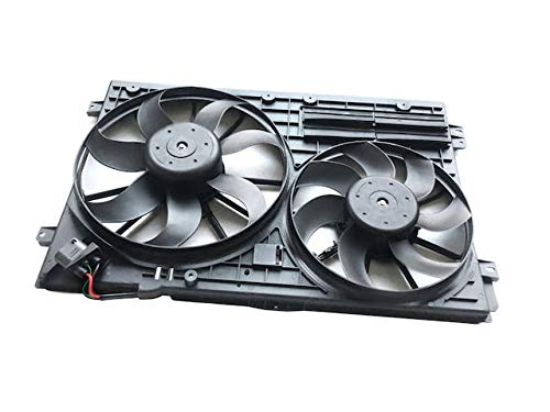Volkswagen Tiguan 2.0L 4-Cylinder Auxiliary Radiator Cooling Fan Assembly (2009-2015) - OEM Replacement Part for Engine Overheating Prevention | Perfect for Summer Driving & Heavy Traffic Conditions