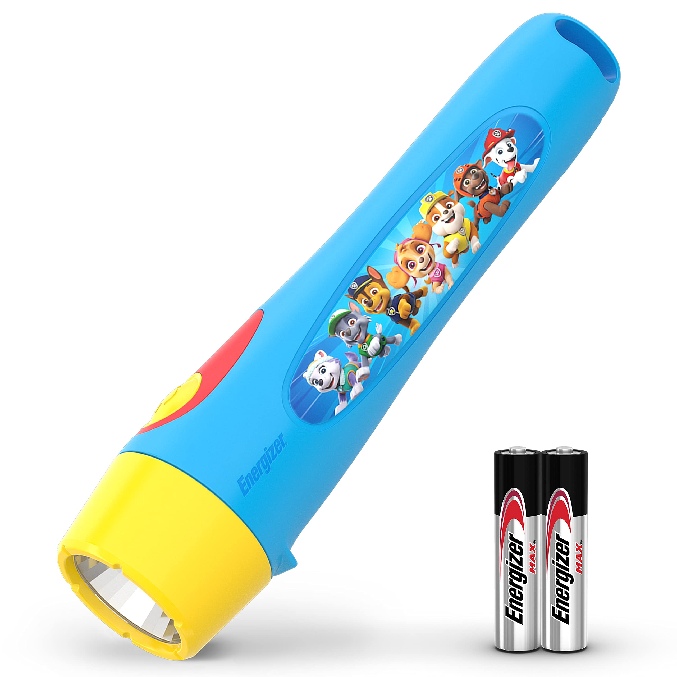 Energizer PAW Patrol LED Flashlights for Kids - 2 Pack with Batteries Included, Lightweight & Durable Toy Flashlights for Boys and Girls - Perfect for Camping, Outdoor Adventures & Emergency Kits
