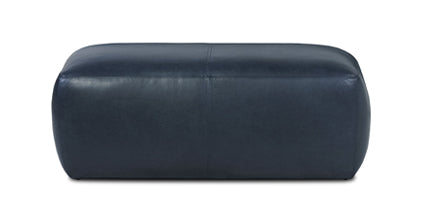 Premium Denver Leather Ottoman - Soft & Durable Footrest, Storage Bench - Perfect for Living Room, Bedroom, Home Decor & Relaxation
