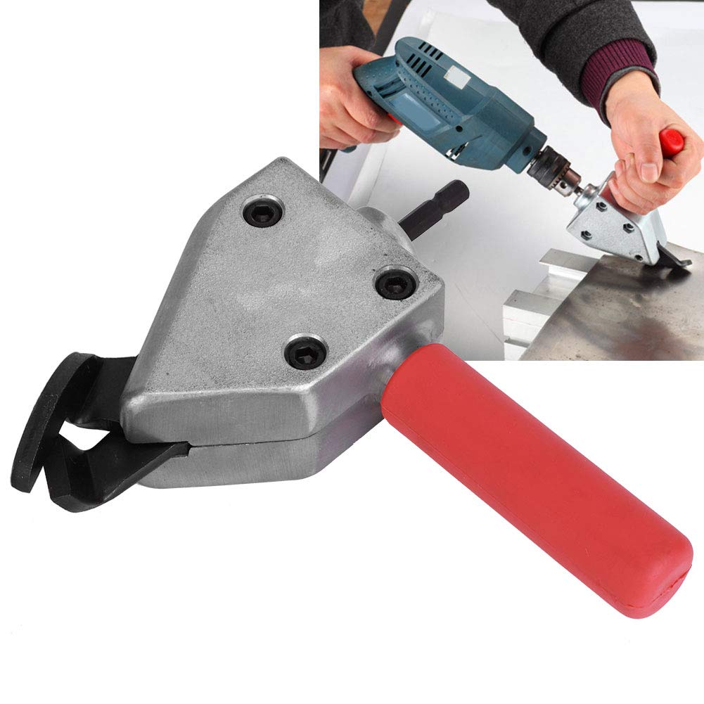 Electric Drill Metal Sheet Cutter Head - Power Sheet Metal Shear Attachment Bit for DIY, HVAC & Metalworking | Compatible with Electric Drills & Pruner Shears | Perfect for Home Improvement, Auto Repair & Craft Projects