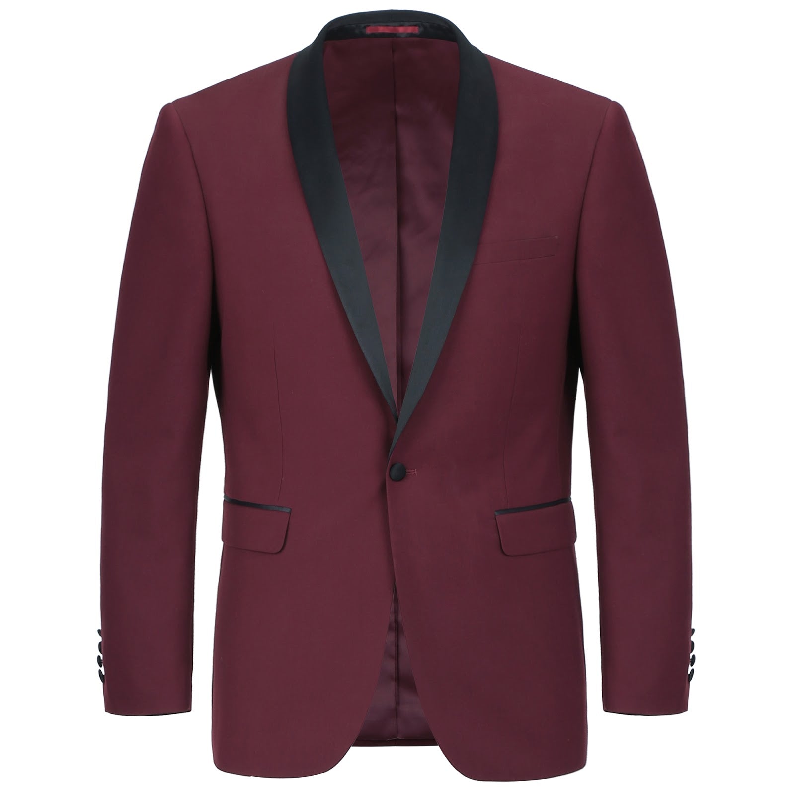 Alessandro Vitello by Renoir 2-Piece Slim Fit Shawl Lapel Tuxedo Suit - Premium Men's Formal Wear for Weddings, Prom & Black Tie Events