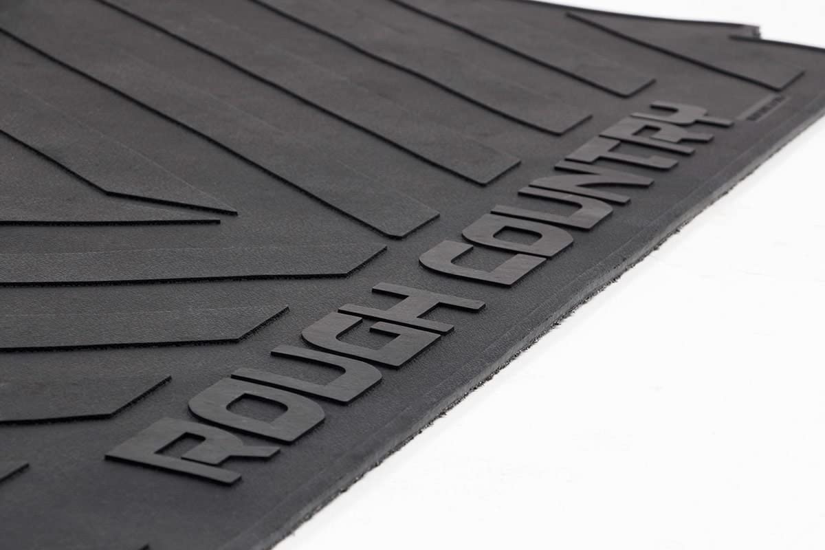 Rough Country Heavy Duty Rubber Bed Mat for Ford F-250 F-350 Super Duty (2017-2024) | 6'10 Truck Bed Liner | Non-Slip & Durable Protection | Perfect for Hauling, Construction & Off-Road Use