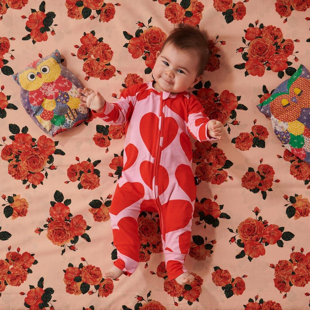 Organic Zip Romper for Babies - Soft & Comfortable One-Piece Outfit - Perfect for Playtime, Daycare & Family Outings