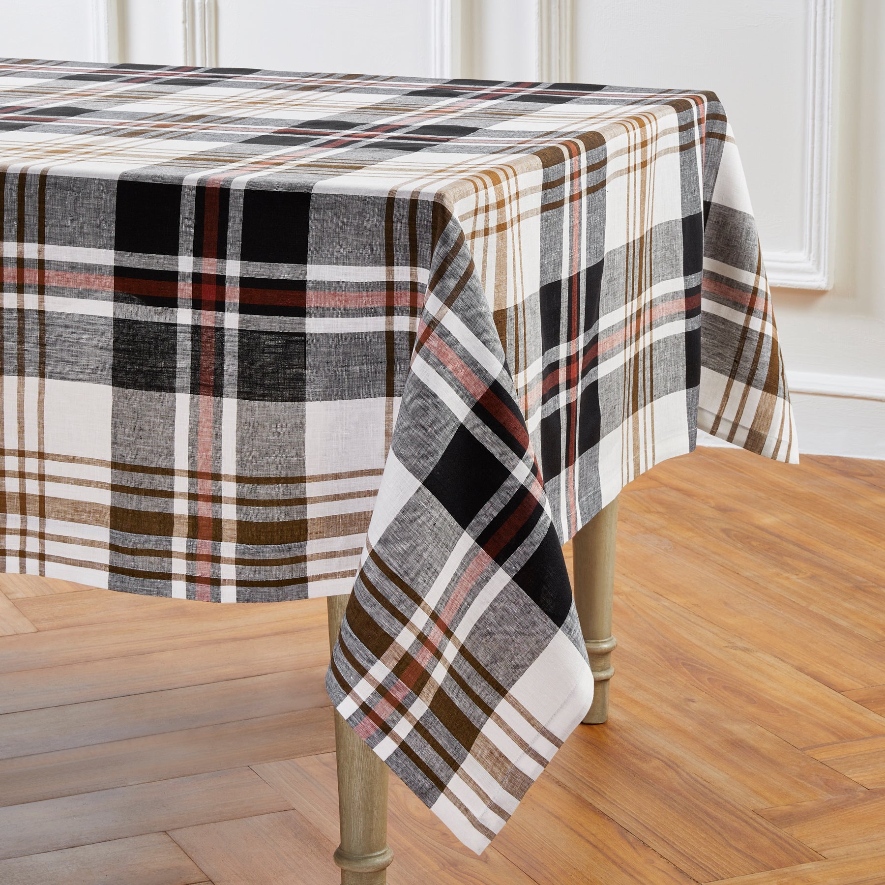 Premium Oxford Plaid Tablecloth - Classic Checkered Design for Dining Room, Kitchen, and Party Decor - Waterproof & Wrinkle-Resistant Fabric