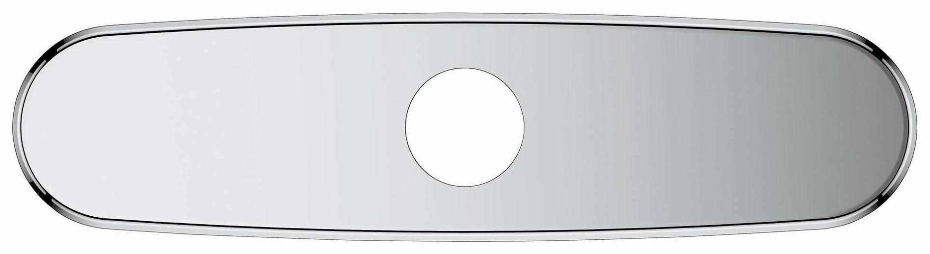 10 Pack Chrome Grohe 07552000 Escutcheon Deck Plate for Faucet & Shower Installation | Bathroom & Kitchen Fixture Accessories