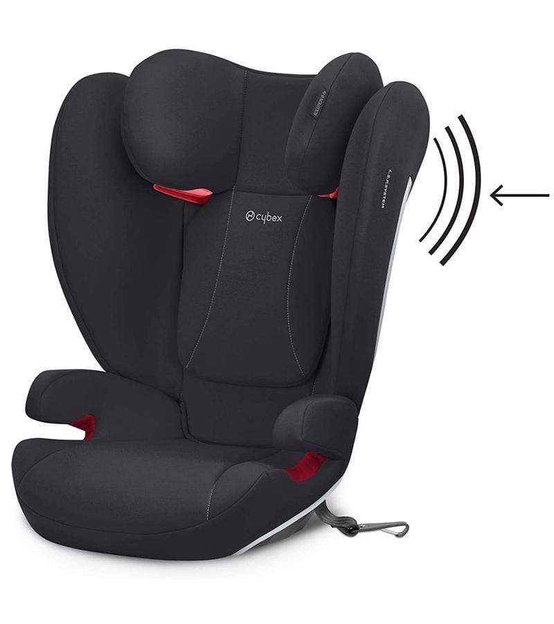 Cybex Solution B-Fix Booster Car Seat for Kids - Volcano Black | Safe & Comfortable for Travel & School Drop-Offs