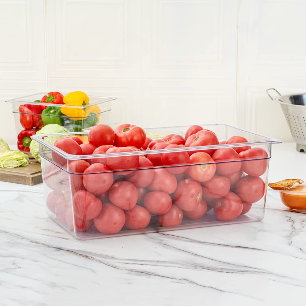 Restaurantware Met Lux 18-Inch Deep Proofing Box - Clear Plastic Food Grade Storage Container with Graduated Measurements, Dishwasher Safe (Lids Sold Separately) | Perfect for Bakeries, Restaurants & Meal Prep Storage