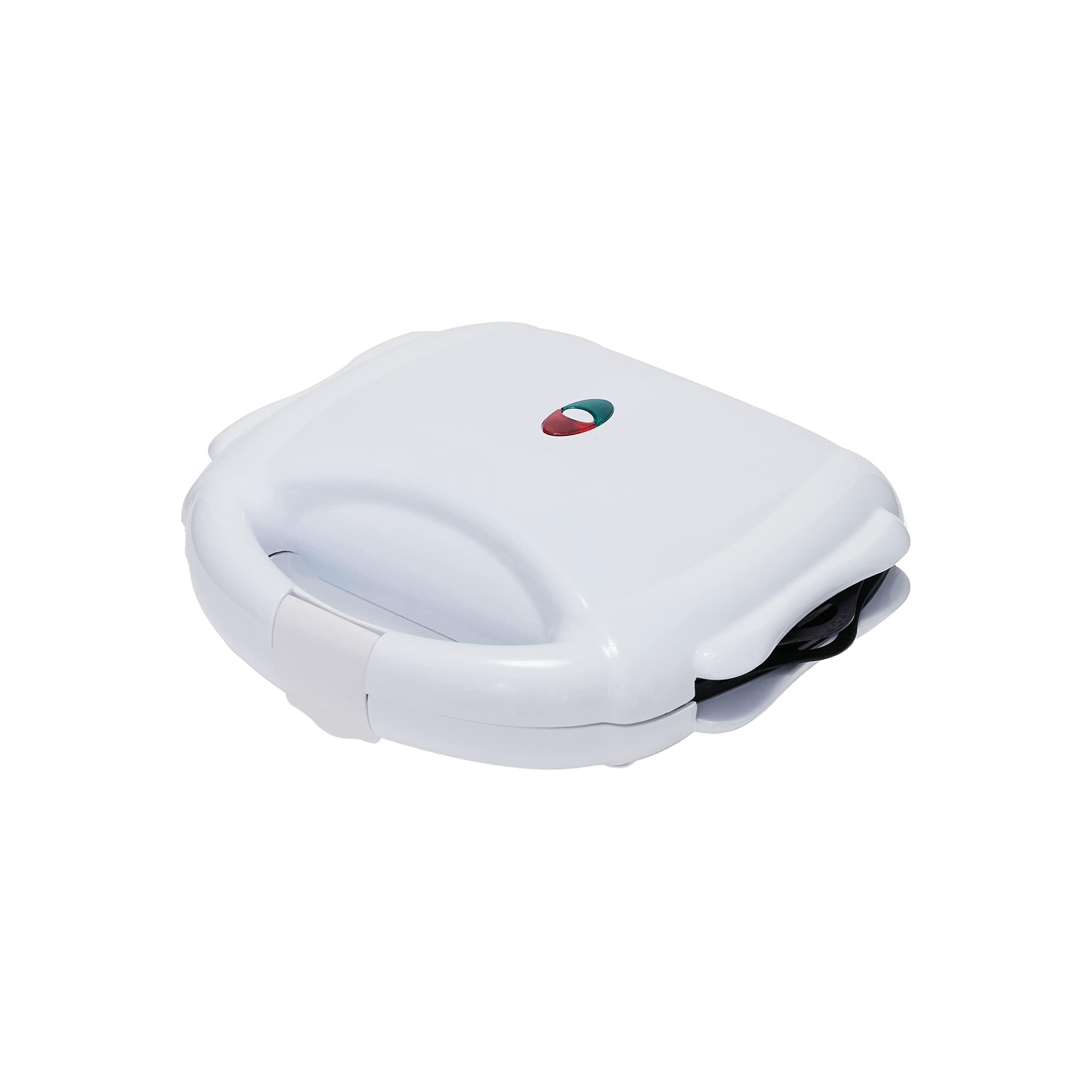 Amazon Basics 3-in-1 Waffle Maker, Sandwich Press & Electric Grill - 700W, White | Perfect for Breakfast, Paninis & Quick Meals