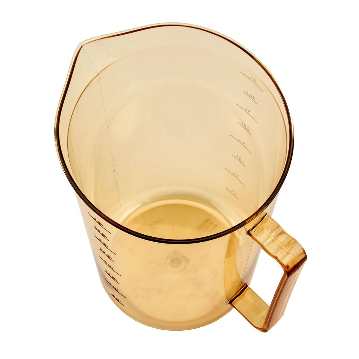 Cambro 400MCH150 4-Quart High Heat Resistant Measuring Cup - Amber Color - Perfect for Baking, Cooking & Food Prep - Commercial & Home Kitchen Use