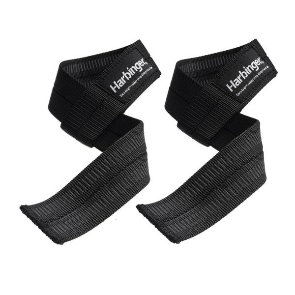 Harbinger Big Grip Lifting Straps for Weightlifting - Black - Perfect for Powerlifting, Deadlifts & Strength Training