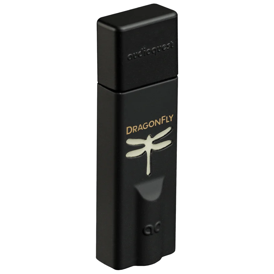 AudioQuest DragonFly Black USB DAC & Headphone Amplifier - High-Resolution Audio for Home, Office & Travel - Perfect for Music Lovers, Audiophiles & Professionals