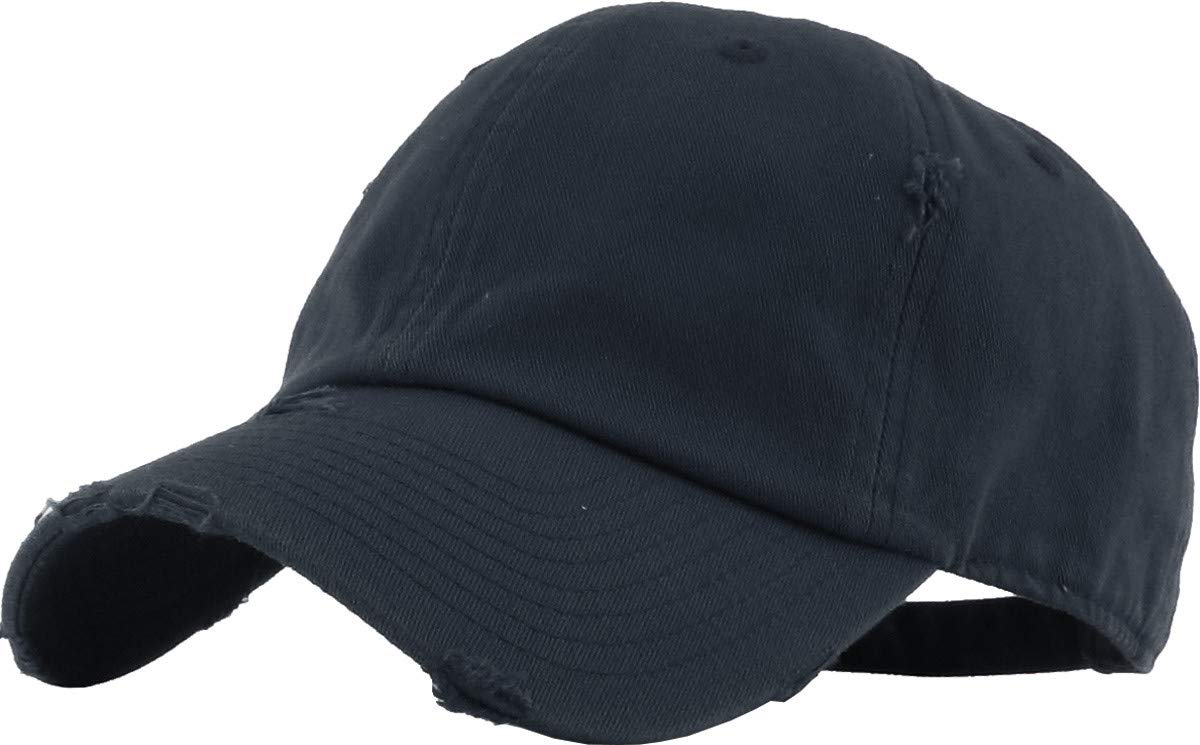 Distressed Baseball Cap KB4005 - Custom Embroidered & Monogram Hats for Men & Women | Personalized Caps for Sports, Fashion & Outdoor Activities