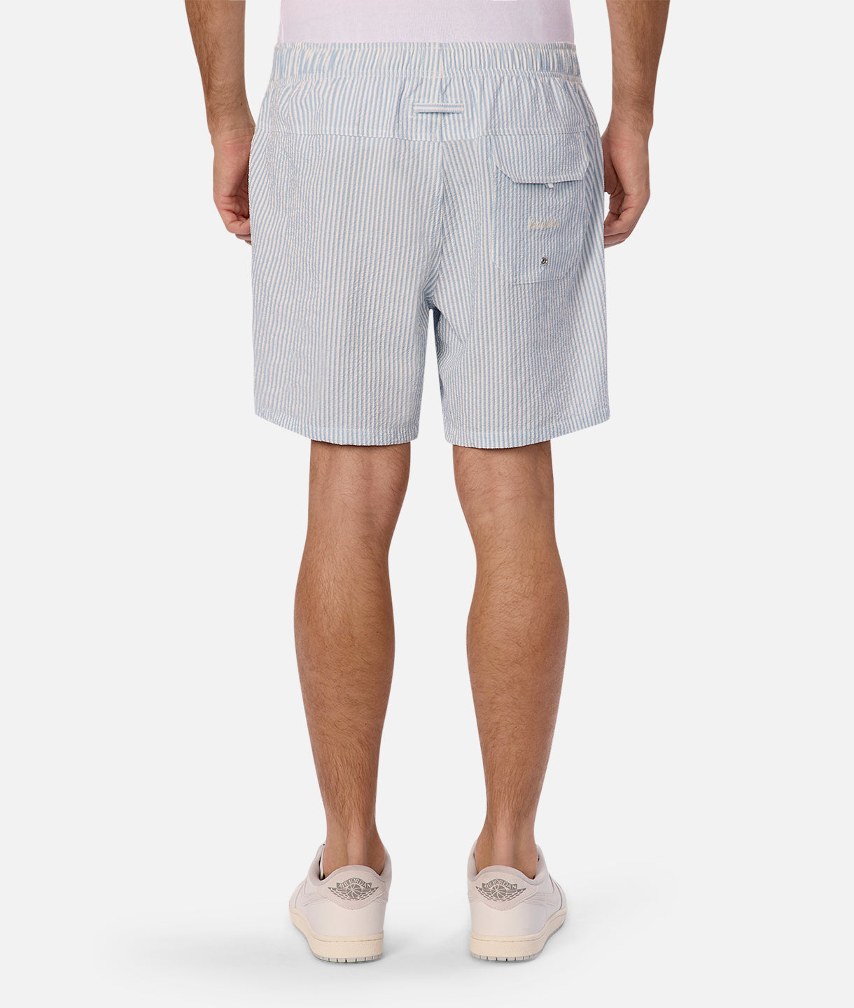 Premium Coressia Swim Trunks for Men - Quick Dry, Comfortable Blue & White Beach Shorts - Perfect for Swimming, Surfing, and Summer Vacations