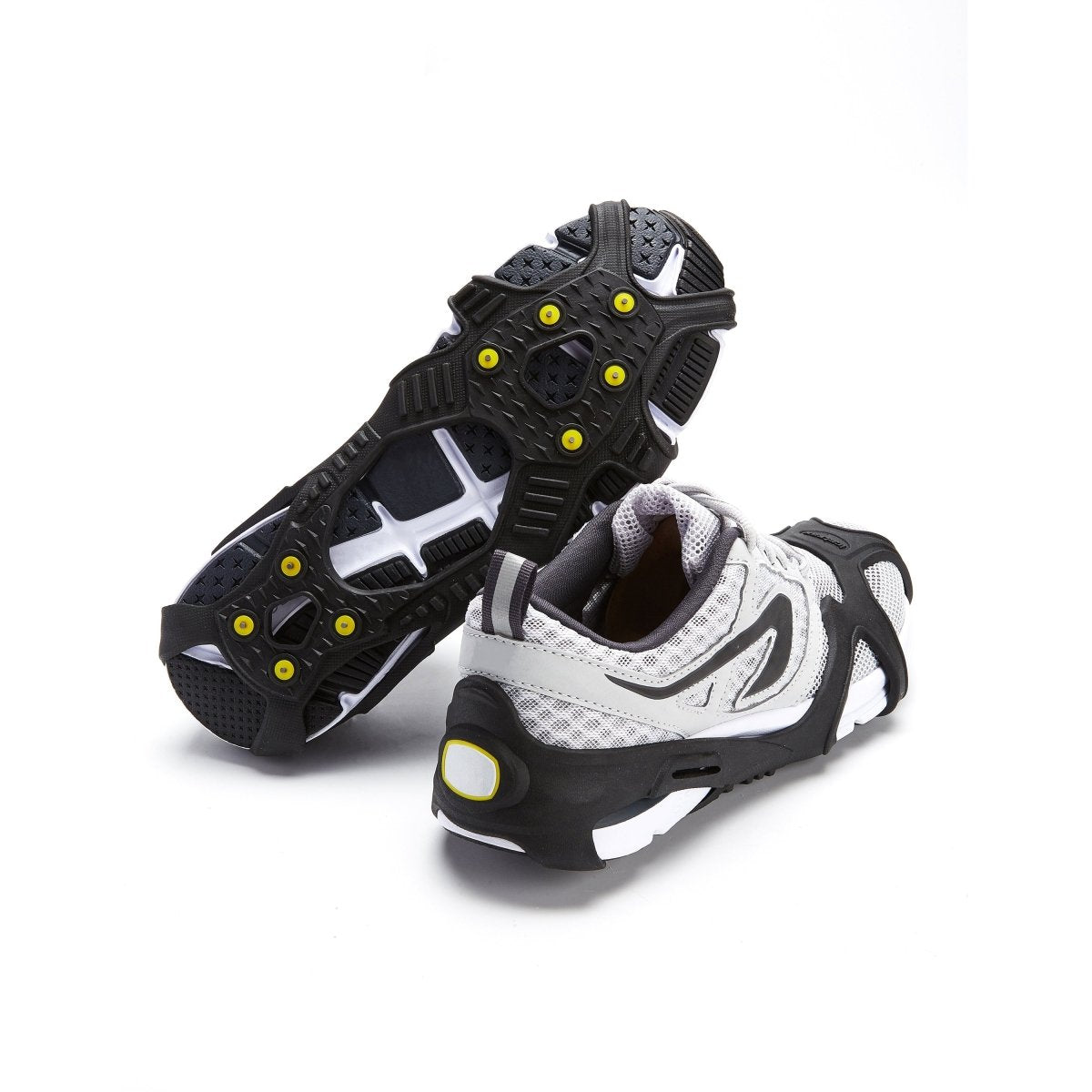 Icetrax V3 Tungsten Ice Cleats for Men & Women - Non-Slip Traction for Hiking, Running & Winter Walking - Heavy Duty Snow & Ice Grippers for Boots & Shoes