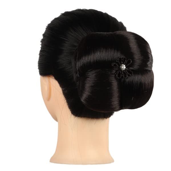 Neaama Hair And Beyond Stone Juda Hair Bun for Women & Girls - Brown Hair Styling Accessory (Pack of 1) - Perfect for Weddings, Parties & Everyday Elegant Hairstyles