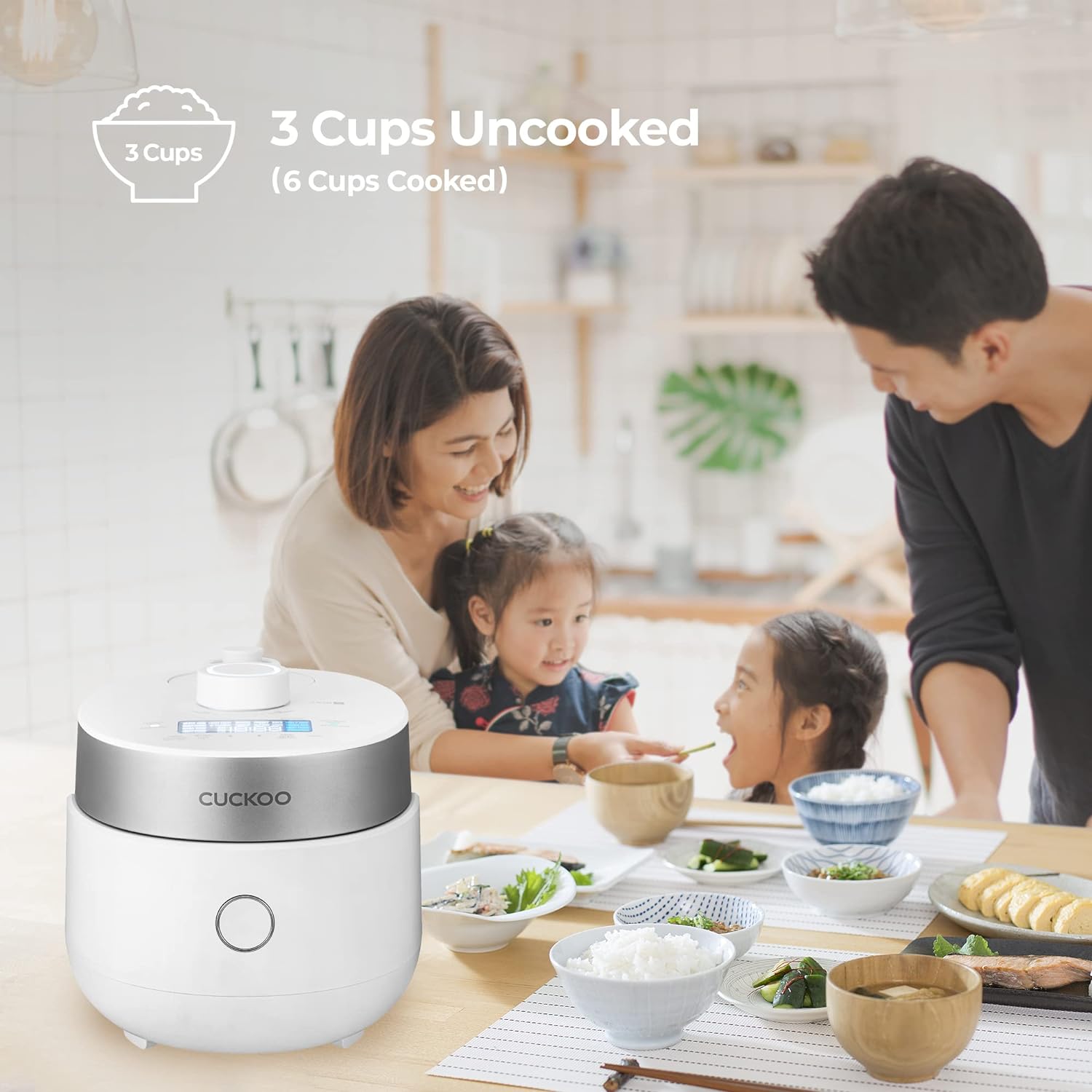Refurbished B Grade 3 Cup IH Twin Pressure Rice Cooker (CRP MHTR0309F) - Perfect for Small Families & Dorm Cooking, Fast & Even Heating for Perfect Rice Every Time