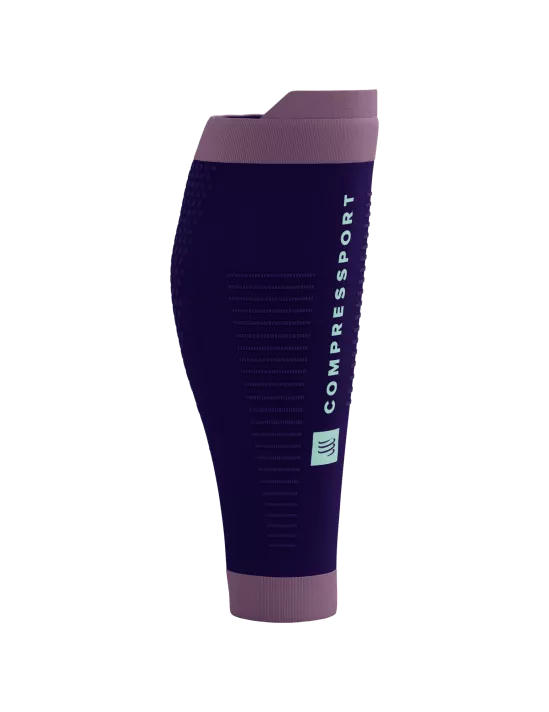 Compressport Unisex R2 3.0 Calf Sleeves - Purple/Grape for Running, Cycling & Recovery Support | Performance Compression Leg Sleeves for Men & Women