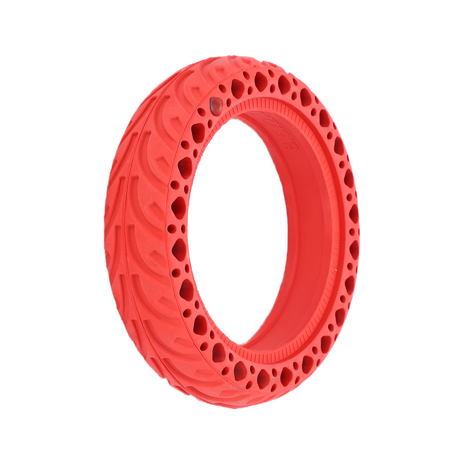 **Electric Scooter Solid Rubber Tire - High Strength, Anti-Skid, Durable for M365 Pro & Skateboards (Red) - Perfect for Commuting & Outdoor Adventures**