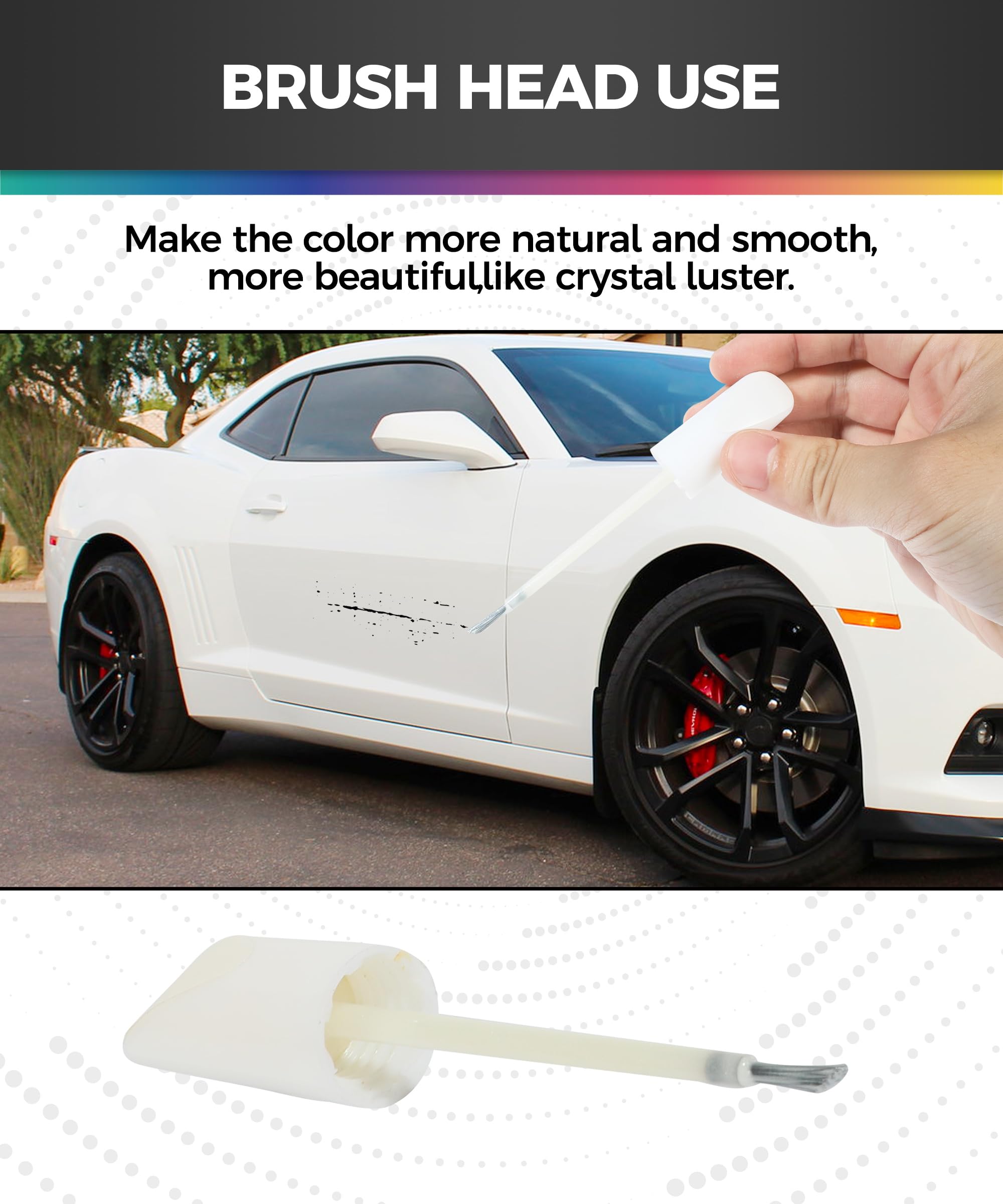 Car Paint Scratch Repair Kit - Auto Touch Up Paint Pen for Cars, Vehicle Scratch Remover & Paint Chip Fix - Perfect for White Cars (Home & Professional Use)
