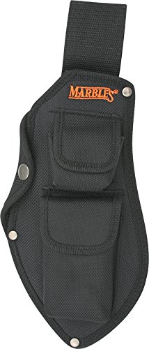 Premium Marble Bolo Camp Cleaver Belt Sheath - Durable Leather Knife Holder for Outdoor Adventures, Hunting, and Bushcraft