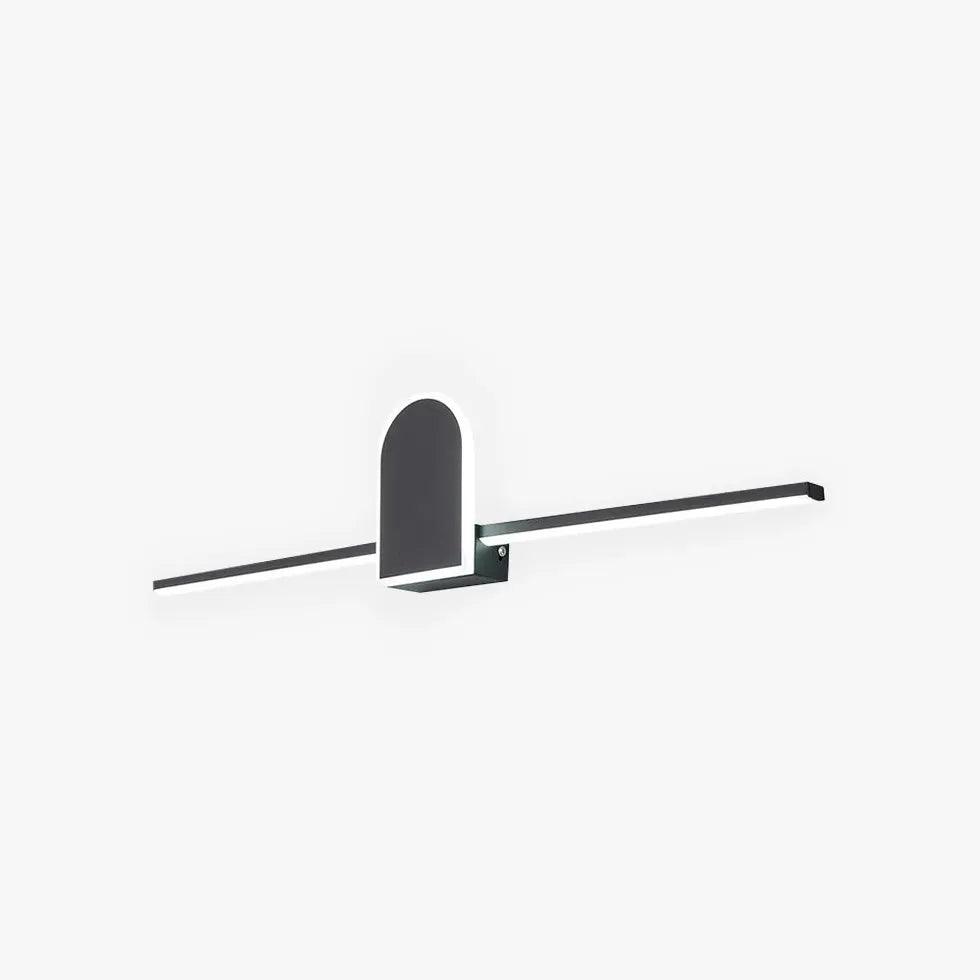 Modern Geometric LED Linear Bathroom Mirror Light - Energy Efficient Vanity Lighting for Makeup & Shaving - Perfect for Contemporary Bathrooms & Dressing Rooms