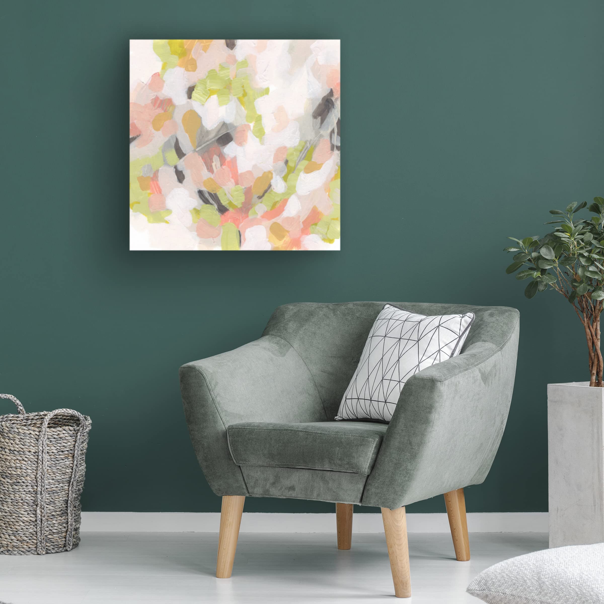 Trademark Fine Art 'Dogwood Prism III' Canvas Wall Art by June Erica Vess - Vibrant Floral Home Decor for Living Room, Bedroom & Office
