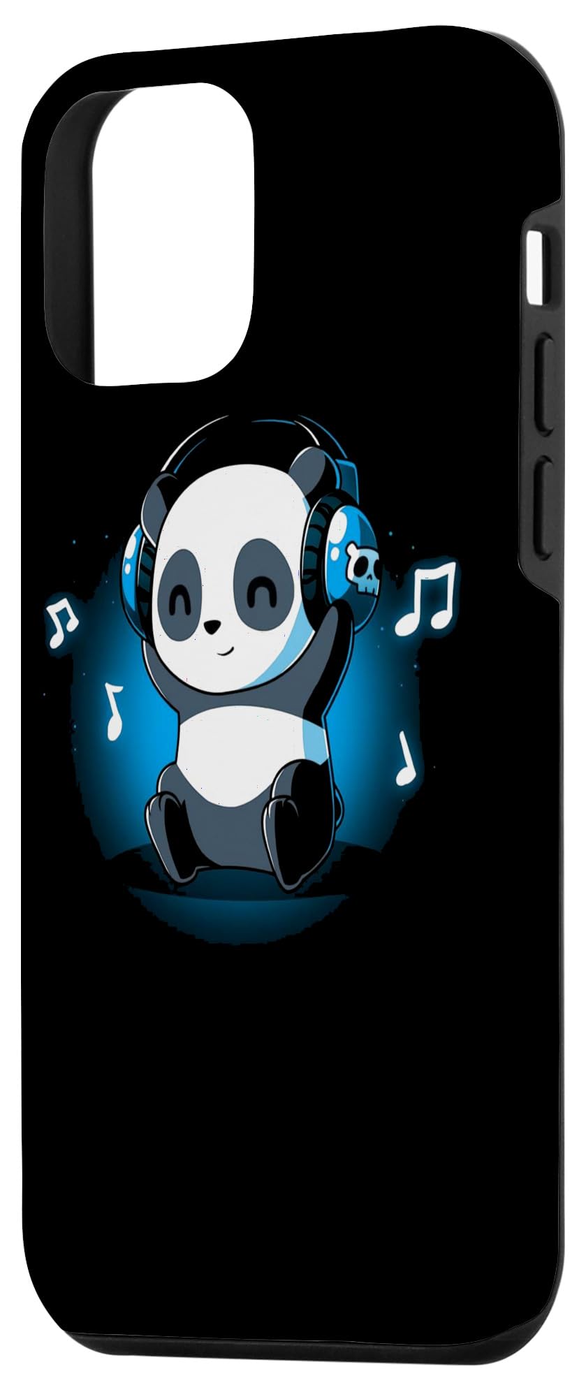 iPhone 12 Mini DJ Panda Headphones Music Case - Stylish Protective Cover for Music Lovers & DJs - Perfect for Concerts, Parties & Travel