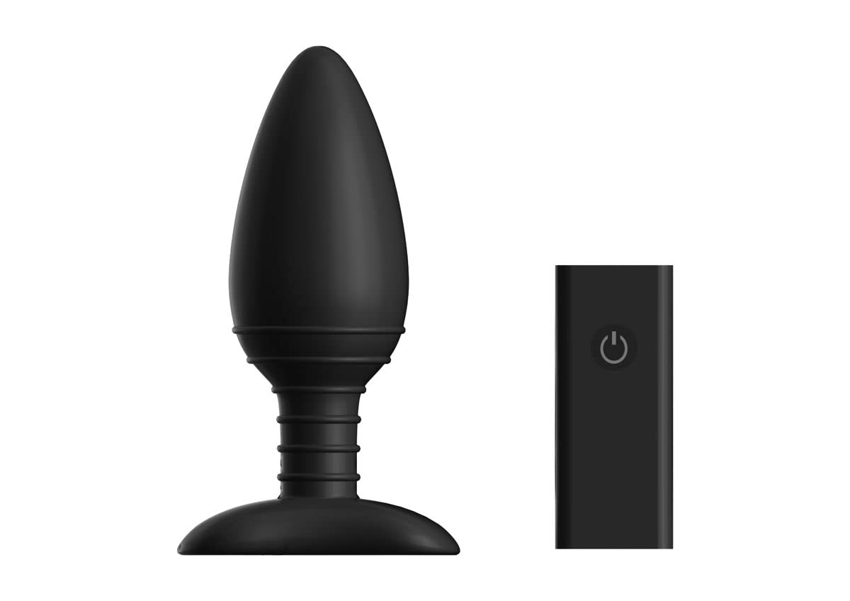 Premium Large Remote Control Vibrating Butt Plug for Adults - Wireless Anal Stimulation Toy for Couples & Solo Play - Perfect for BDSM, Roleplay & Spicing Up Your Sex Life