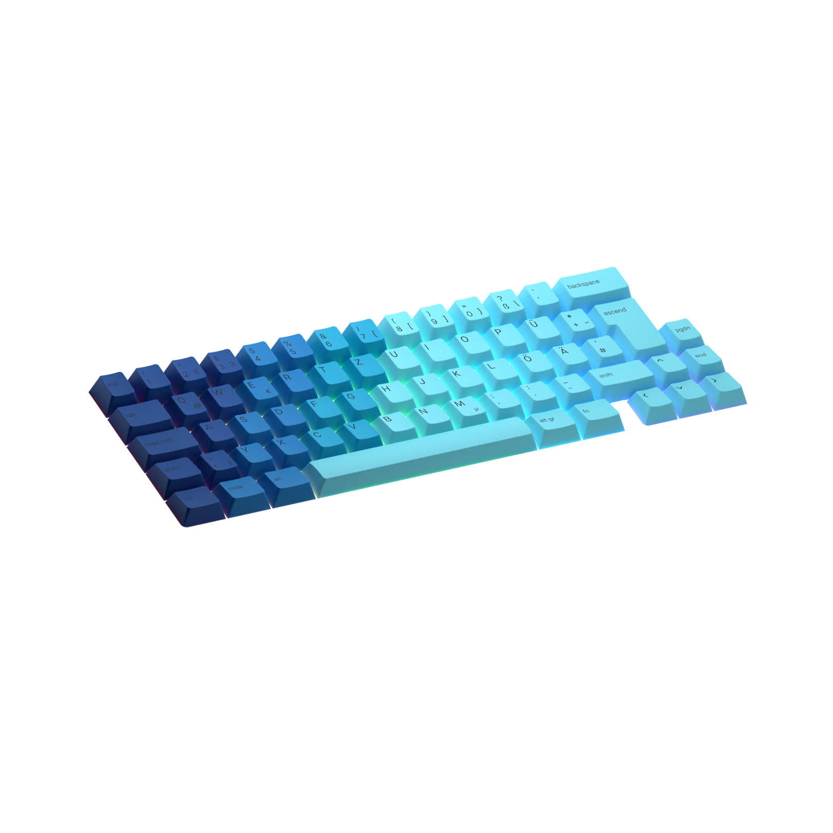 Ocean Themed Custom Keycaps for Mechanical Keyboards - Perfect for Gaming, Typing & Office Work