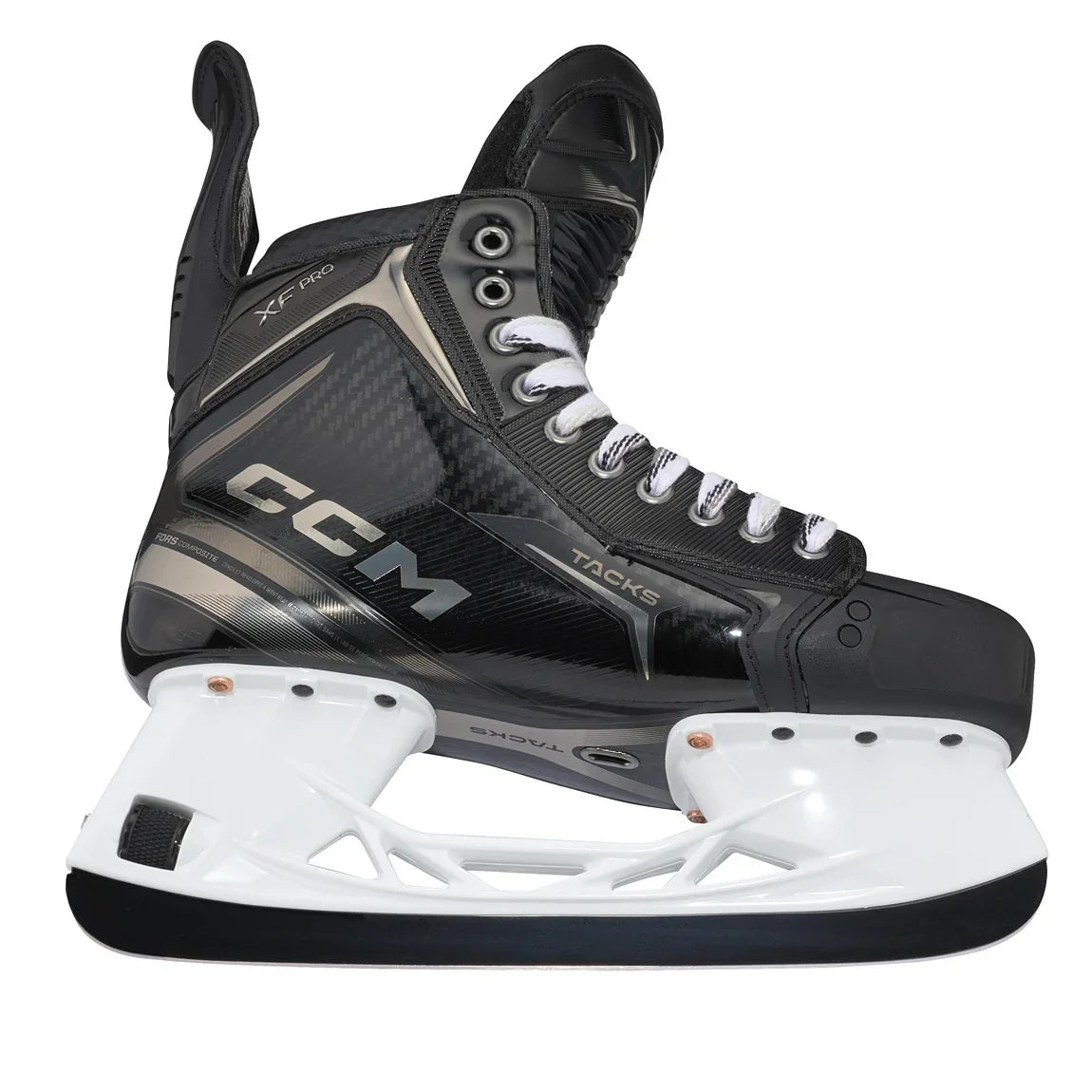 CCM Tacks XF Pro Hockey Skates - Intermediate Level Ice Skates for Youth & Adult Players - Perfect for Competitive Games & Practice Sessions