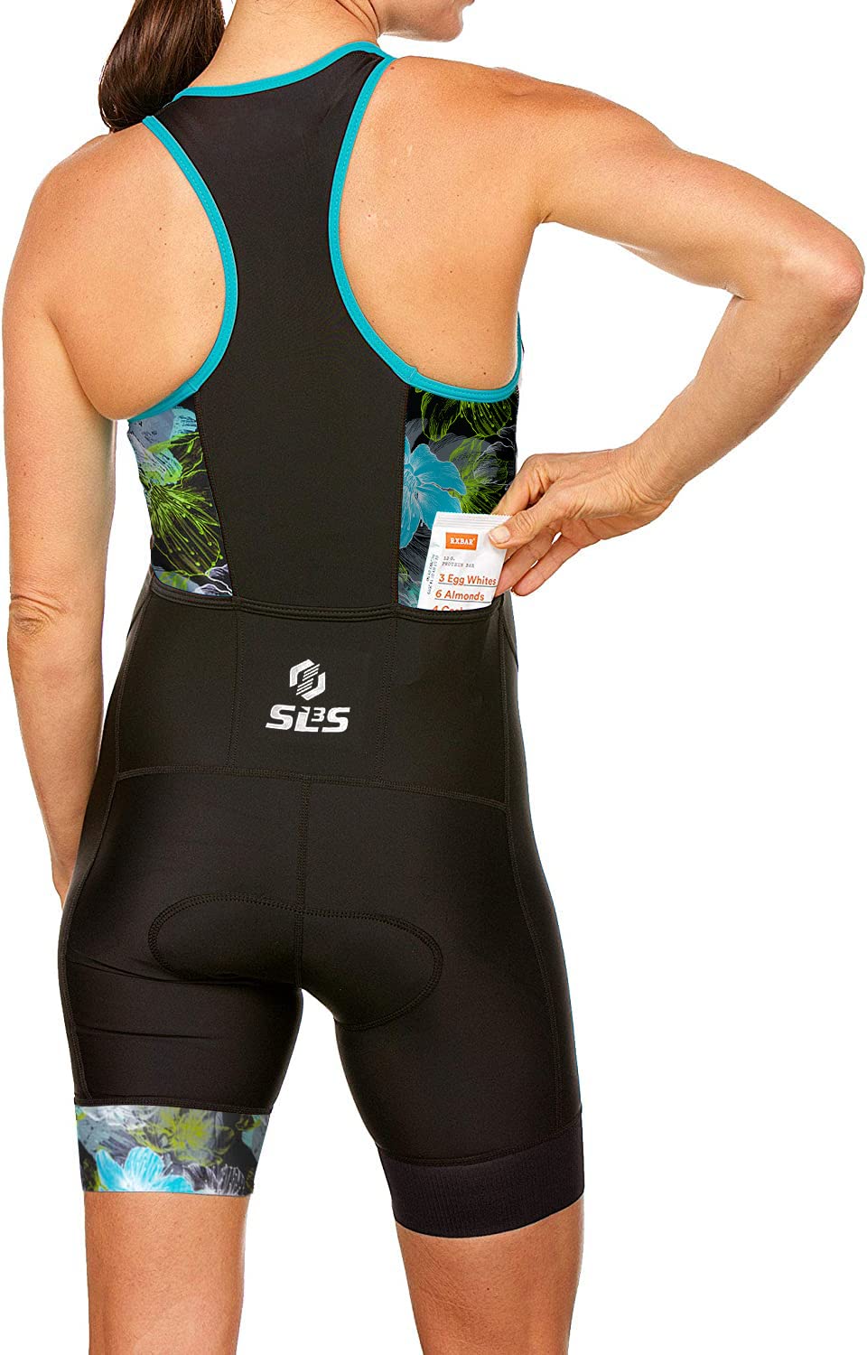 Women's Triathlon Suit - One Piece Tri Suit with Comfortable & Durable FRT Fabric - No Shelf Bra - Perfect for Sprint, Olympic & Ironman Races - Swim Bike Run Competition Gear