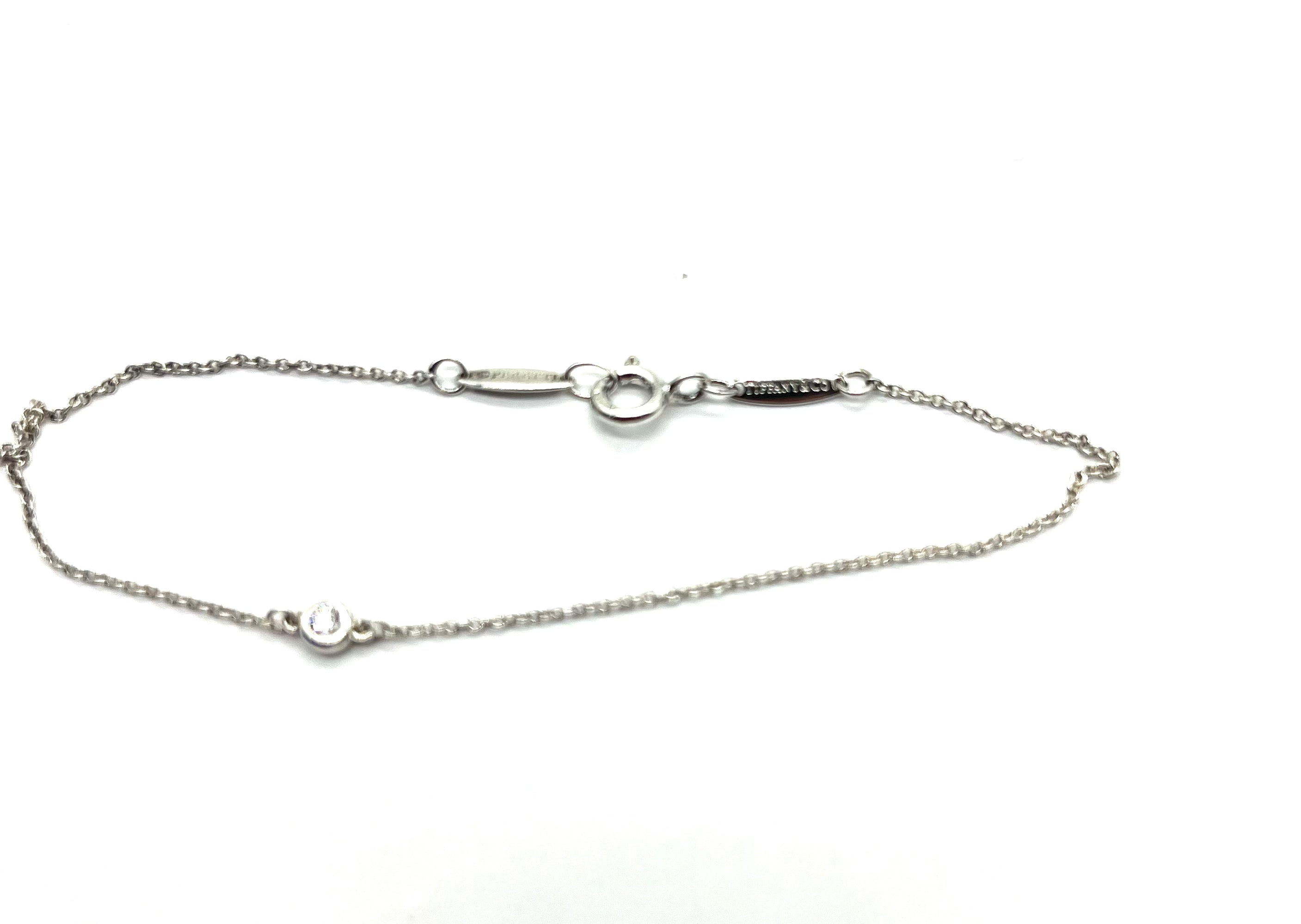 Sterling Silver Tiffany & Co Diamond Bracelet for Women - Elegant 925 Silver Jewelry Gift for Anniversary, Birthday & Valentine's Day