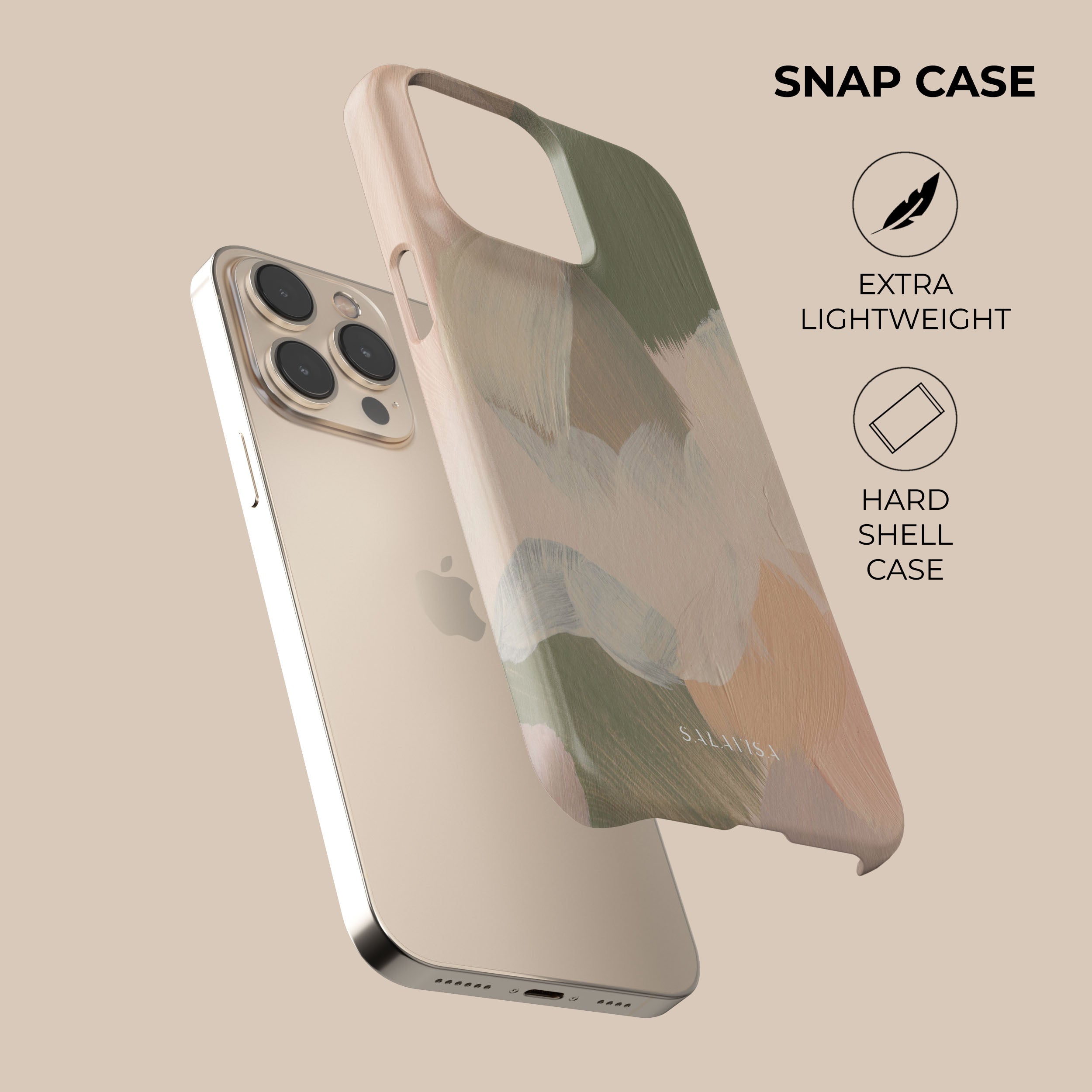 Lush Escape iPhone Case - Premium Protective Phone Cover for iPhone 13/14/15 Pro Max - Slim Shockproof & Anti-Scratch Design - Perfect for Outdoor Adventures, Travel & Daily Use