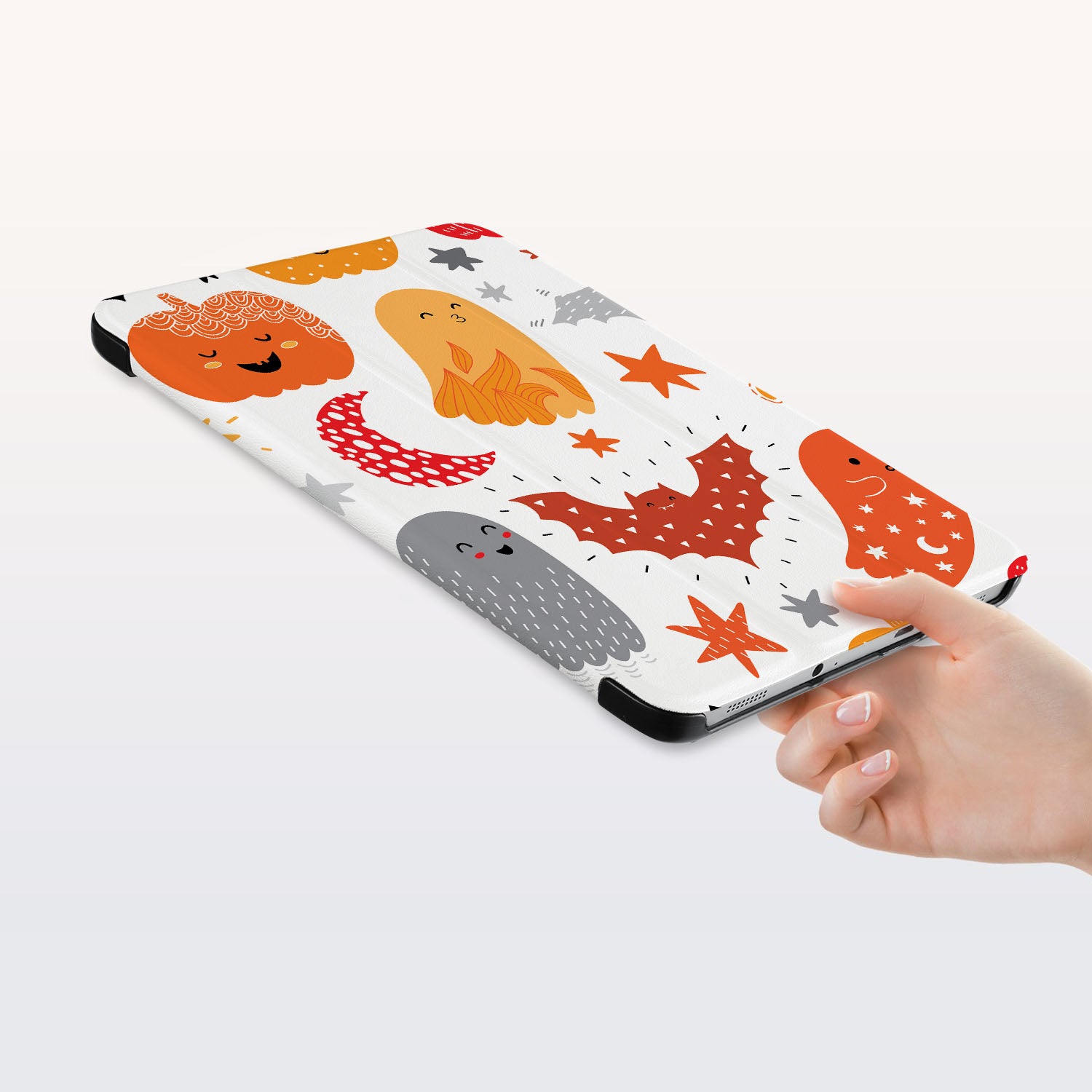 Samsung Tablet Case - Shockproof Protective Cover for Galaxy Tab A/S6/S7/S8 - Halloween Themed Design - Perfect for School, Work & Travel