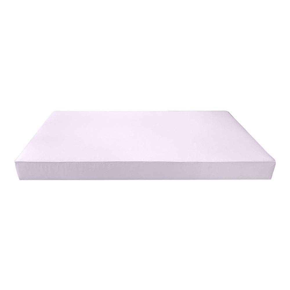 Prolinemax 5-Piece Crib Size Outdoor Daybed Set - Waterproof Mattress Cover, Bolster Pillow & Fitted Sheet (Style 4 AD107) for Patio, Poolside & Garden Relaxation