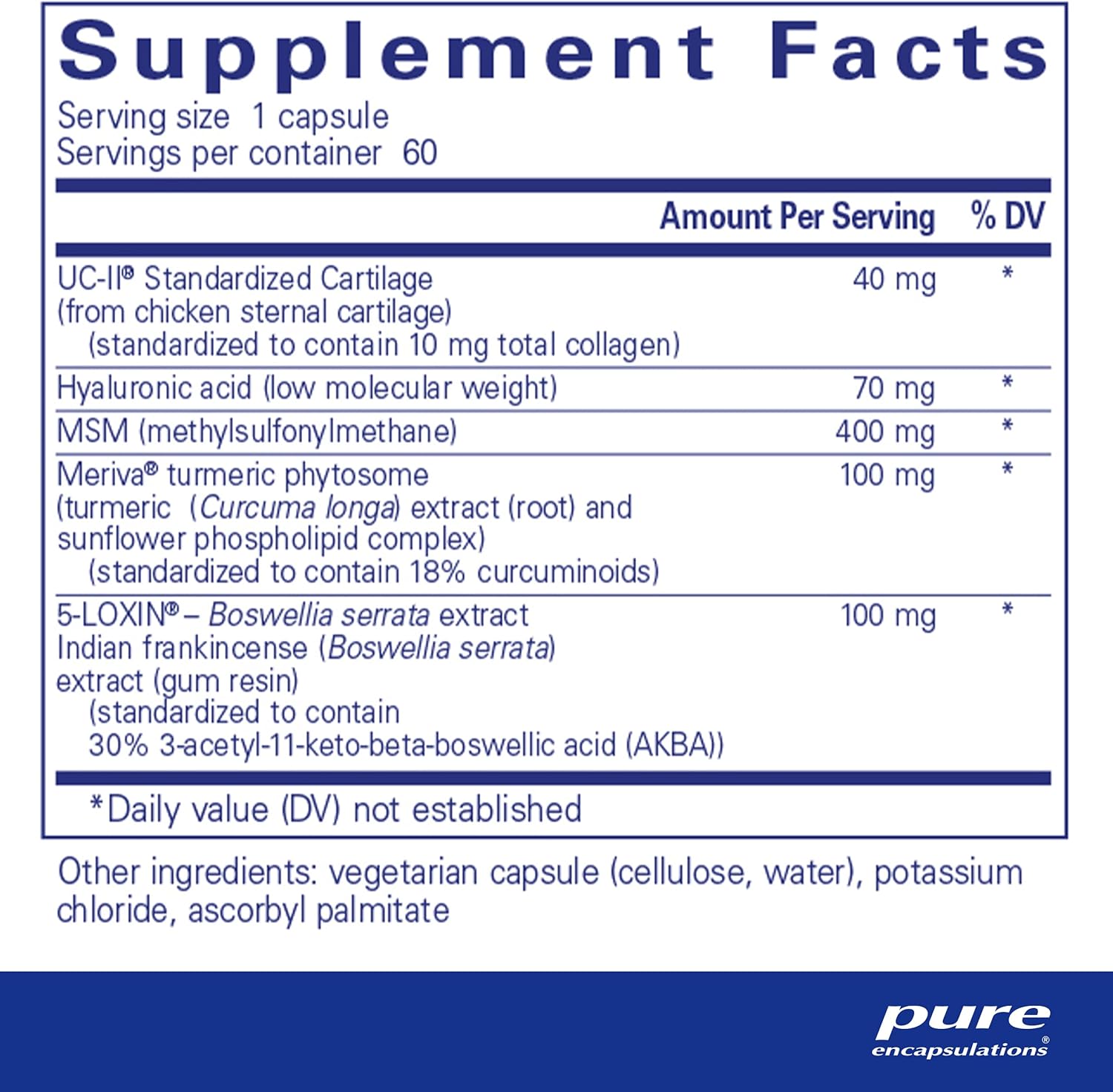 Pure Encapsulations Joint Complex Supplement - Glucosamine, Chondroitin & MSM for Joint Support - Single Dose Packets - Ideal for Active Lifestyles & Joint Discomfort Relief