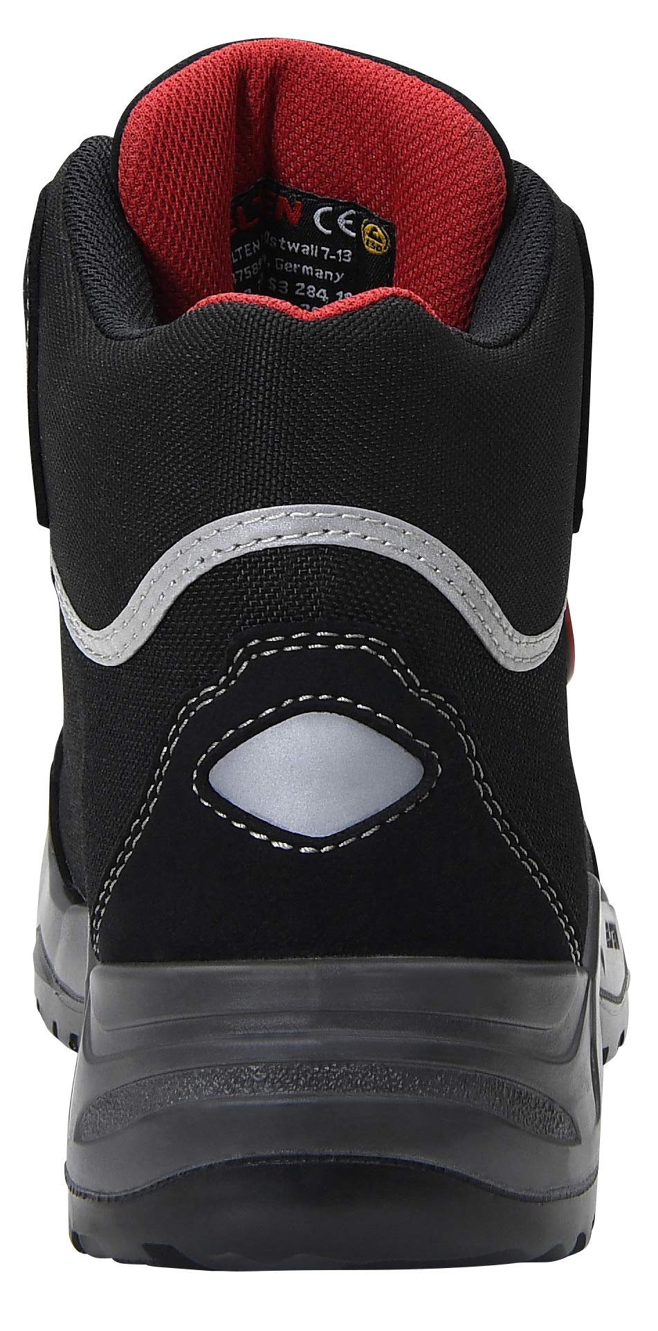 ELTEN Men's Sander Boa ESD S3 Safety Shoes - Slip-Resistant Work Boots for Construction, Warehouse & Industrial Use